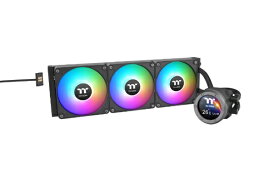 【エントリーで最大全額ポイント還元｜7/18迄】 THERMALTAKE｜サーマルテイク 水冷CPUクーラー 140mmファンx3 [LGA2066/2011-3/2011/1851/1700/1200/1156/1155/1151/1150・AM5/AM4/AM3+/AM3/AM2+/AM2/FM2/FM1] TH420 V2 Ultra EX ARGB Sync ブラック CL-W417-PL14SW-A