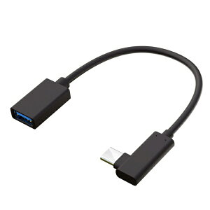 AREAbGAA USBϊzXgA_v^ [USB-C IXX USB-A /] /0.15m /USB3.1 /L^] ubN AR-CHOS150L