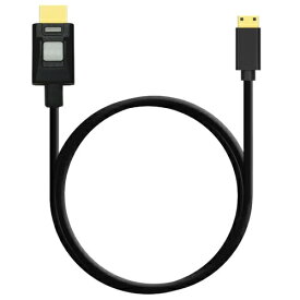 ATOMOS｜アトモス 4kP60 Locking HDR Mini to Full HDMI 30cm High Speed Cable ブラック ATOM4K60L2