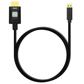 ATOMOS｜アトモス 4kP60 Locking HDR Micro to Full HDMI 30cm High Speed Cable ブラック ATOM4K60L3