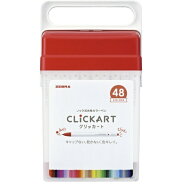 ゼブラ｜ZEBRA 水性マーカー CLICKART(クリッカート) 48色セット WYSS22-48C-N