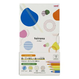 三菱鉛筆｜MITSUBISHI PENCIL 色鉛筆 toirono(トイロノ) 12色セット TR12C