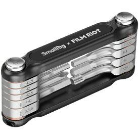 SmallRig｜スモールリグ SmallRig x FILM RIOT 10-in-1 折りたたみレンチセット 複数の角度調整機能付き（ブラック）4375 SmallRig SR4375