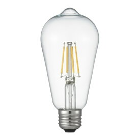 YAZAWA｜ヤザワ エジソン形LED E26 L色 CL 40W形相当　LDE5LG64C　[E26 /エジソン電球形 /40W相当 /電球色 /1個] [E26 /40W相当 /電球色 /1個 /全方向タイプ]