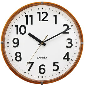 芳国産業 LANDEX　掛け時計　ディーポップ LANDEX ホワイト YW9175WH