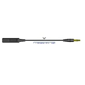 JVC｜ジェイブイシー 延長オーディオコード　スライドボリューム付ステレオミニジャック−ステレオミニプラグ（0.3m）　ブラック　小型プラグタイプ　24金メッキ　CN-M30V-B [0.3m][CNM30VB]