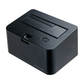 センチュリー｜Century Corporation HDD/SSDスタンド USB-C＋USB-A接続 裸族のお立ち台 USB10G Type-C(Mac/Windows11対応) ブラック CROSU10G [3.5インチ&2.5インチ対応 /SATA /1台]