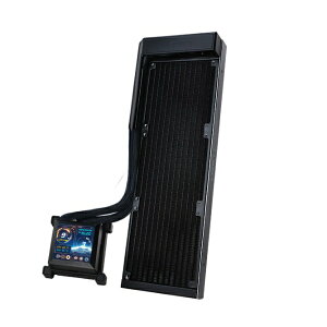 yGg[ő3{b9/1z LIANLIbA CPUN[[yt@Xfz [LGA1851/1700EAM5/AM4] HydroShift LCD 360 no fan ubN LL-HS-LCD-360-N-BK