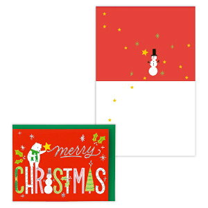 ニホンホールマーク|Hallmark 二つ折りクリスマスカード USA Design しろくまメリークリスマス XAP-826-888
