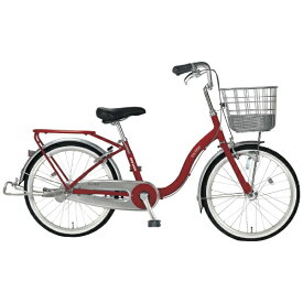 丸石サイクル｜Maruishi Cycle 自転車 ティータイム Tea Time エンジ TTP22R [22インチ]2025年モデル【キャンセル・返品不可】 【代金引換配送不可】
