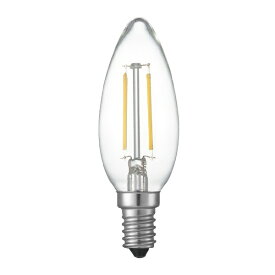 YAZAWA｜ヤザワ C32シャンデリア形LED E14 L色 CL 25W形相当　LDC2LG32E14C2　[E14 /シャンデリア電球形 /25W相当 /電球色 /1個] [E14 /シャンデリア電球形 /25W相当 /電球色 /1個 /全方向タイプ]