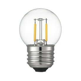 YAZAWA｜ヤザワ G40ボール形LED E26 L色 CL 10W形相当　LDG1LG40C2　[E26 /ミニボール電球形 /10W相当 /電球色 /1個] [E26 /ボール電球形 /10W相当 /電球色 /1個 /全方向タイプ]