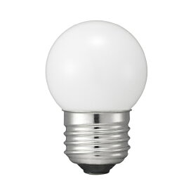 YAZAWA｜ヤザワ G40ボール形LED E26 L色 WH 10W形相当　LDG1LG40WH2　[E26 /ミニボール電球形 /10W相当 /電球色 /1個] [E26 /ボール電球形 /10W相当 /電球色 /1個 /全方向タイプ]