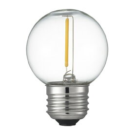 YAZAWA｜ヤザワ G50ボール形LED E26 L色 CL 10W形相当　LDG1LG50C2　[E26 /ミニボール電球形 /10W相当 /電球色 /1個] [E26 /ボール電球形 /10W相当 /電球色 /1個 /全方向タイプ]