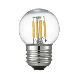 YAZAWA｜ヤザワ G40ボール形LED E26 L色 CL 25W形相当　LDG2LG40C2　[E26 /ミニボール電球形 /25W相当 /電球色 /1個] [E26 /ボール電球形 /25W相当 /電球色 /1個 /全方向タイプ]