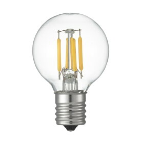 YAZAWA｜ヤザワ G40ボール形LED E17 L色 CL 30W形相当　LDG4LG40E17C　[E17 /ミニボール電球形 /30W相当 /電球色 /1個] [E17 /ボール電球形 /30W相当 /電球色 /1個 /全方向タイプ]