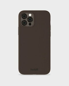 HOLDIT�b�z�[���f�B�b�g �\�t�g�^�b�`�V���R�[���P�[�X iPhone 12/12 Pro�p Chocolate 16368