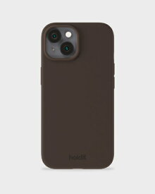HOLDIT｜ホールディット ソフトタッチシリコーンケース iPhone 15用 Chocolate 16370