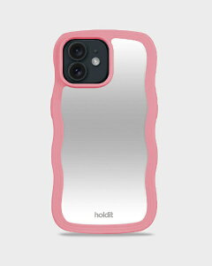 HOLDIT�b�z�[���f�B�b�g iPhone 12/12 Pro�p �~���[�ϏՌ��P�[�X Wavy Case Rouge Pink 16404