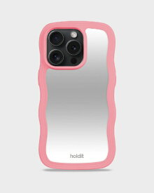 HOLDIT｜ホールディット iPhone 14 Pro用 ミラー耐衝撃ケース Wavy Case Rouge Pink 16405