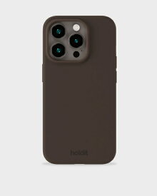 HOLDIT｜ホールディット ソフトタッチシリコーンケース iPhone 15 Pro Max用 Chocolate 16472