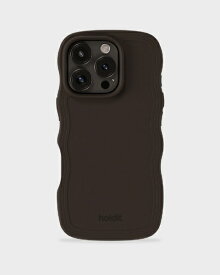 HOLDIT｜ホールディット iPhone 16 Pro用 耐衝撃ケース Wavy Case Chocolate 16486