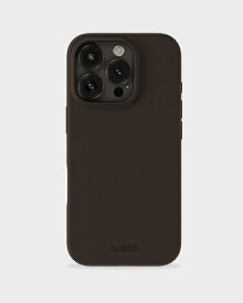 HOLDIT｜ホールディット ソフトタッチシリコーンケース iPhone 16 Pro用 Chocolate 16576