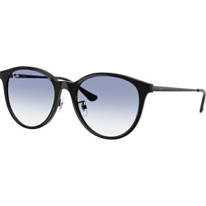 RayBan�b���C�o�� �yLow Bridge Fit�zRB4334D 601/19 55mm �u���b�N/�N���A�O���f�B�G���g���C�g�u���[