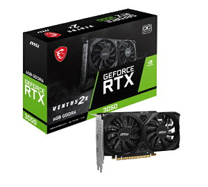 MSIbGGXAC OtBbN{[h GeForce RTX 3050 VENTUS 2X E 6G OC [GeForce RTXV[Y /6GB]