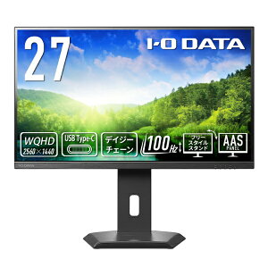 yGg[ő3{b9/1z I-O DATAbACEI[Ef[^ USB-Cڑ PCj^[ fCW[`F[ڑΉ65Wd 5Nۏ ubN LCD-CQ271SA-FX [27^ /WQHD(2560×1440j /Ch /100Hz]