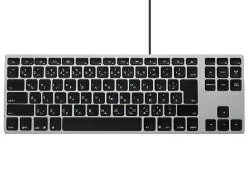 MATIAS｜マティアス キーボード USB-Aハブ搭載 Matias Wired Aluminum Tenkeyless keyboard for Mac スペースグレー FK308B-JP/2 [有線 /USB-A＋USB-C]