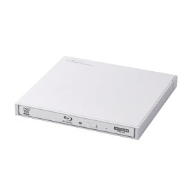 Logitec｜ロジテック ポータブルブルーレイドライブ Windows用ソフト付属モデル(Chrome/Mac/Windows11対応) ホワイト LBD-PWC6U3CVWH [USB-A／USB-C]