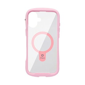 HAMEE｜ハミィ [iPhone 16 Plus専用]iFace Reflection MagSynq 強化ガラスクリアケース iFace サクラピンク 41-980156