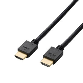 ELECOM｜エレコム 1.0m HDMIケーブル ハイスピード ブラック DH-HD14E10BK2 [1m /HDMI⇔HDMI /イーサネット対応]
