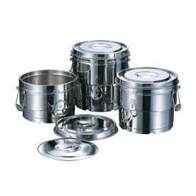 赤川器物製作所｜AKAGAWA 目盛付二重食缶クリップ付 8L