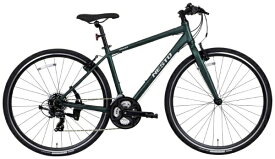 NESTO｜ネスト 700×32C型 クロスバイク バカンゼ 1-F VACANZE 1(440mm) ダークグリーン [21段変速（3×7）]【キャンセル・返品不可】 【代金引換配送不可】