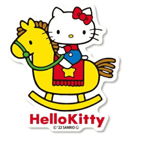ゼネラルステッカー｜GENERAL STICKER 塩ビステッカー　レトロシリーズ　ハローキティ 木馬 LCS-1520