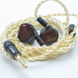 TinHiFi｜ティンハイファイ カナル型イヤホン Tin HiFi T7 ダイナミックドライバー　ゴールドコーティング　ダイアフラム