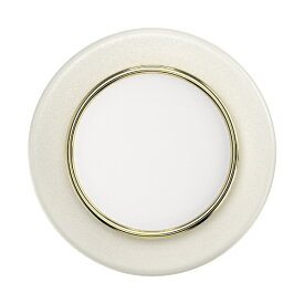 POPSOCKETS｜ポップソケッツ MagSafe ラウンド ポップグリップ ココナッツクリーム ゴールドリム 808938