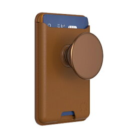 POPSOCKETS｜ポップソケッツ MagSafe ポップウォレット+　ソフト オレンジブラウン 808991