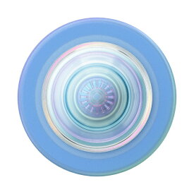 POPSOCKETS｜ポップソケッツ MagSafe ラウンド ポップグリップ オパール 青 クリア 806891