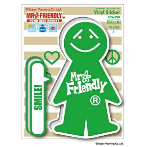 �[�l�����X�e�b�J�[�bGENERAL STICKER �n�[�t�J�b�g�X�e�b�J�[ Mr.Friendly �� LCS-990