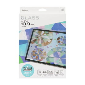 OWLTECH｜オウルテック 10.9インチ iPad（第10世代）用 貼り付け用ガイドフレーム付属 画面保護ガラス OWL-GSIE10901-CL
