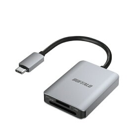 BUFFALO｜バッファロー BSCR510U3CSV UHS-II対応　USB3.2Gen1 Type-Cカードリーダー シルバー [USB3.1 /スマホ・タブレット対応]