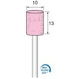 アルゴファイルジャパン｜ARGOFILE 軸付ピンク砥石＃100　Φ10X13　Φ3．0軸