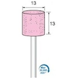 アルゴファイルジャパン｜ARGOFILE 軸付ピンク砥石＃100　Φ13X13　Φ3．0軸