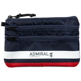 アドミラル｜Admiral 3段ポーチ ネイビー ADMZ5AE6 [W20cm×H13.5cm]