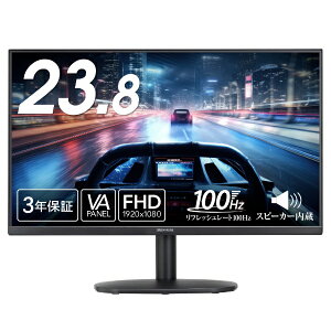 yGg[ōő2|Cgb11/18z GREEN HOUSEbO[nEX PCj^[ GH-LCW24S-BK [23.8^ /tHD(1920×1080) /Ch /100Hz]