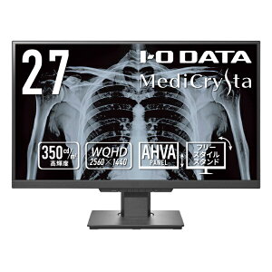 I-O DATAbACEI[Ef[^ PCj^[ 3.6MPp摜QƗpuMediCrystav ubN LCD-MDQ271A [27^ /WQHD(2560×1440j /Ch /75Hz]