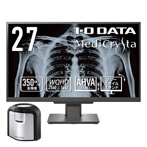 I-O DATAbACEI[Ef[^ PCj^[ 3.6MPp摜QƗpuMediCrystavLu[VZT[Zbgfy󒍐Yiz ubN LCD-MDQ271A/S [27^ /WQHD(2560×1440j /Ch /75Hz]